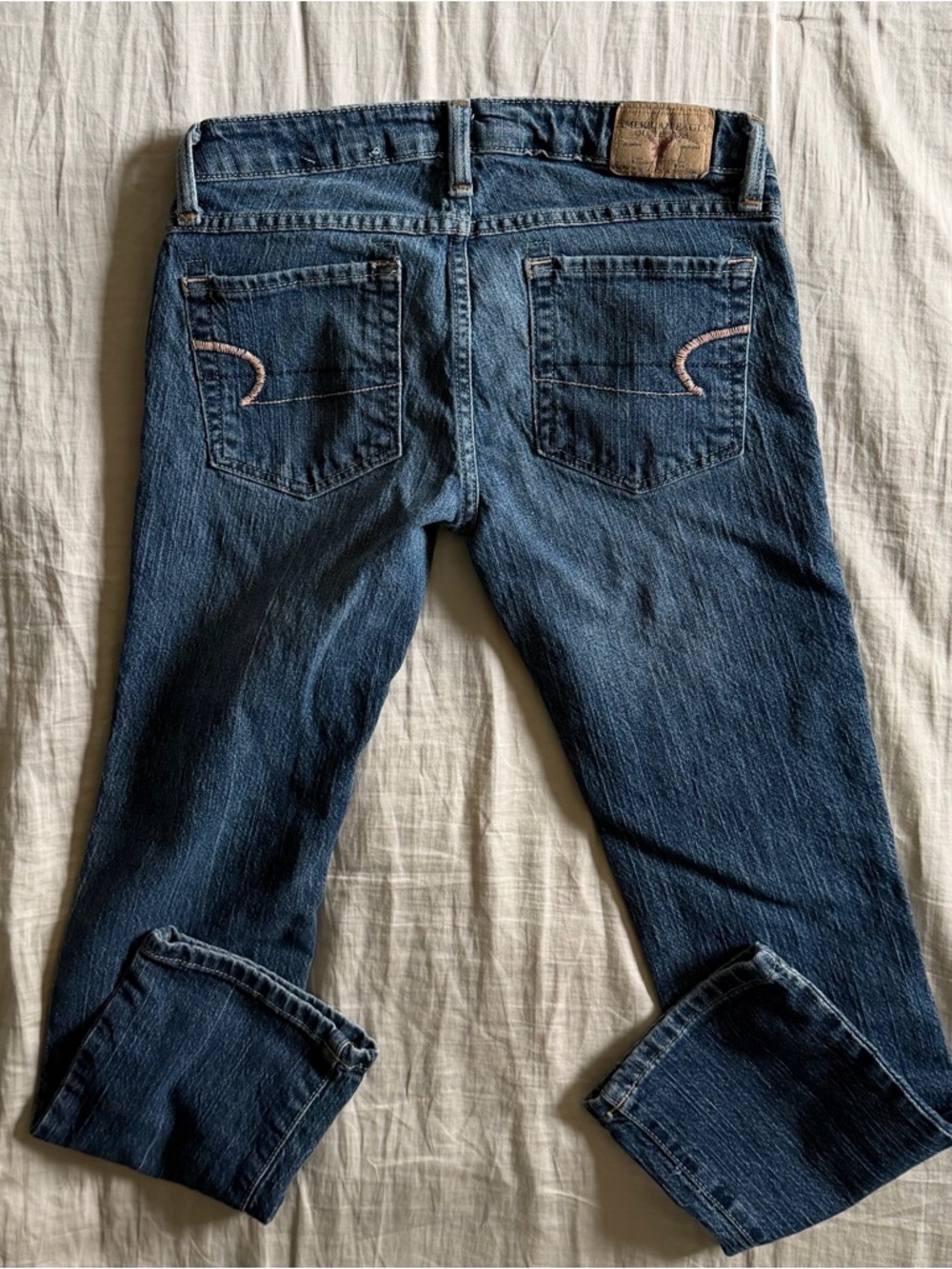 American Eagle Low‎ Rise Jeans Women’s 0 Regular Fit Denim Y2K Artist